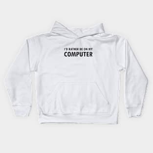 Funny IT Developer Programming Nerdy Kids Hoodie